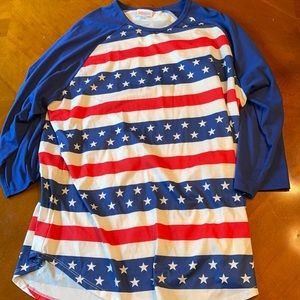Lularoe American flag shirt